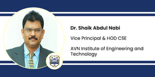 AVN Institute of Engineering and Technology, Vice Principal & HOD CSE: Dr. Shaik Abdul Nabi Interview